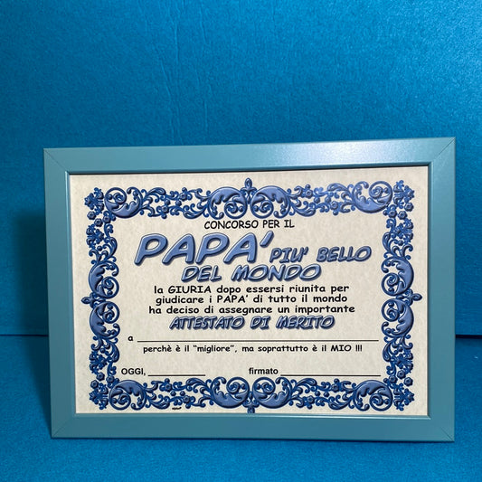 Attestato Papà