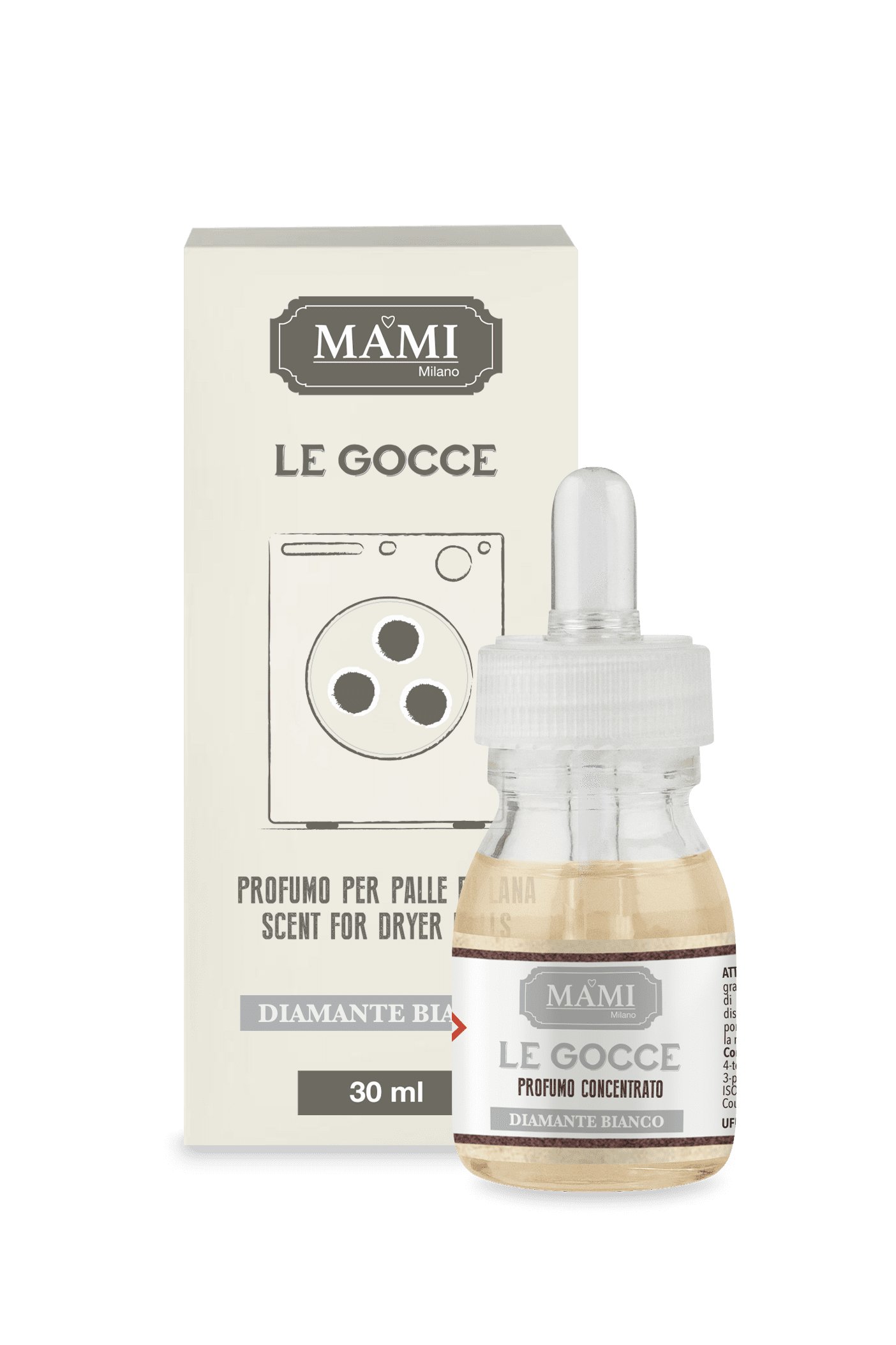 Gocce per palle di lana "Diamante Bianco" 30ml