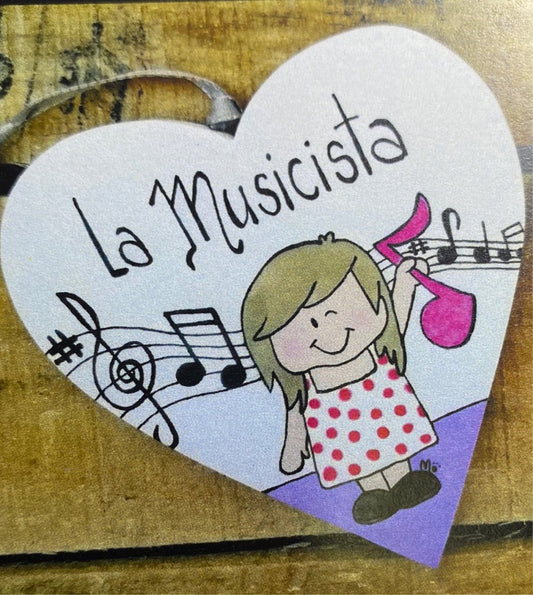 Cuore Musicista Donna