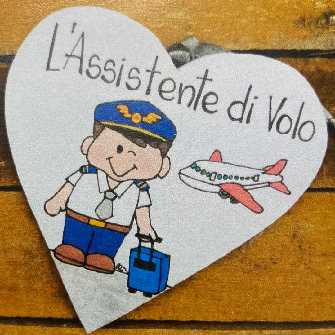 Cuore Assistente di Volo Uomo