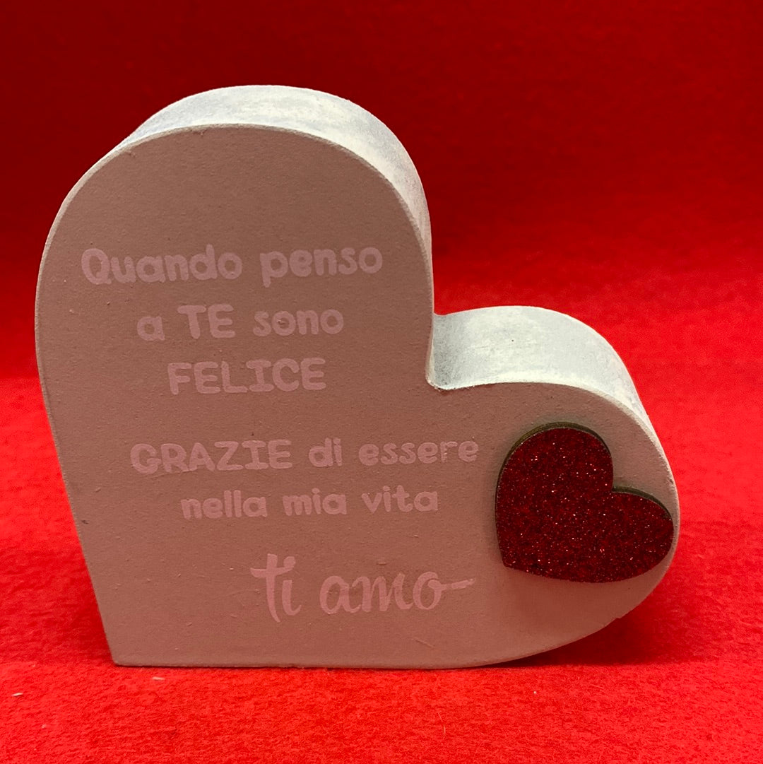 Cuore con dedica